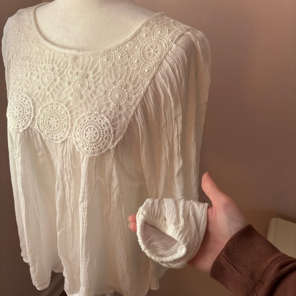 GAP Long Sleeve Peasant Top - Picture 4 of 7
